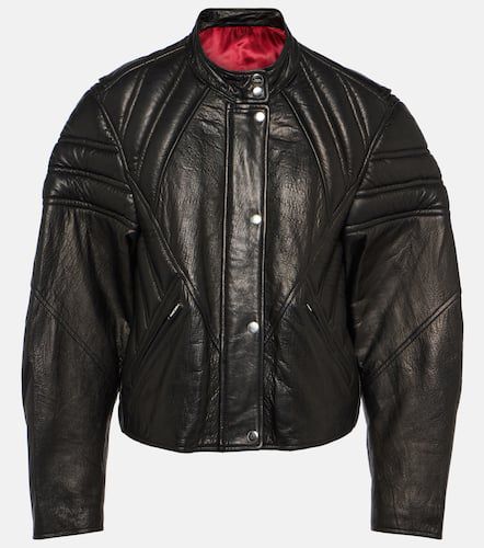 Chady leather biker jacket - Isabel Marant - Modalova