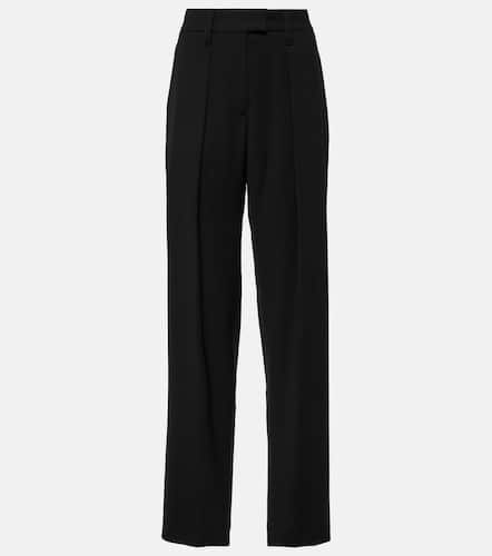 High-rise gabardine wide-leg pants - Brunello Cucinelli - Modalova