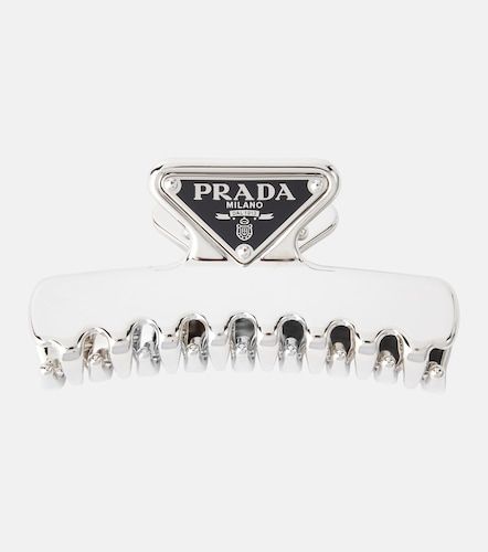 Prada Fermacapelli con logo - Prada - Modalova