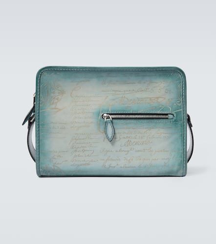 Journalier Scritto leather messenger bag - Berluti - Modalova