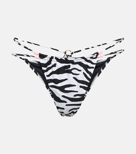 Theresa zebra-print bikini bottoms - Reina Olga - Modalova