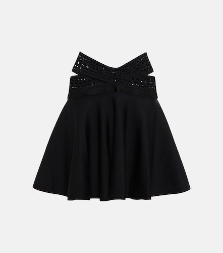 Alaia Vienne high-rise miniskirt - Alaia - Modalova