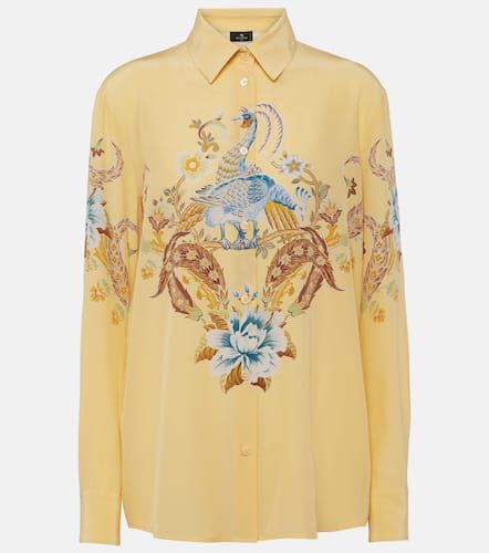 Etro Camisa de seda estampada - Etro - Modalova