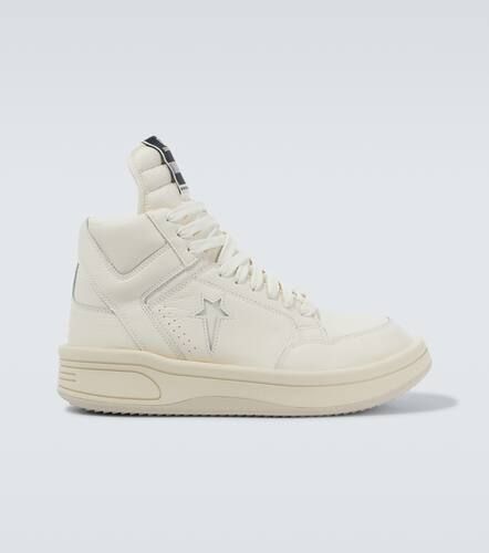 X Converse Turbowpn leather sneakers - DRKSHDW by Rick Owens - Modalova