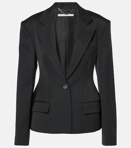 Einreihiger Blazer aus Wolle - Stella McCartney - Modalova
