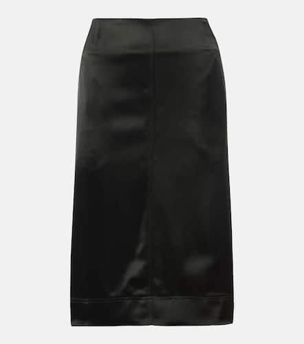 Toteme Paneled satin midi skirt - Toteme - Modalova