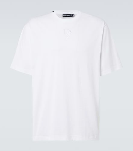 Camiseta DG de jersey de algodón - Dolce&Gabbana - Modalova