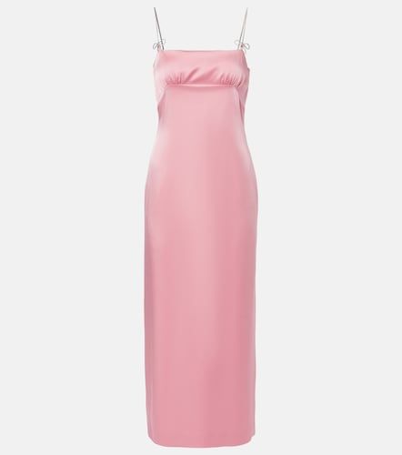 Blumarine Abito midi Envers in raso - Blumarine - Modalova