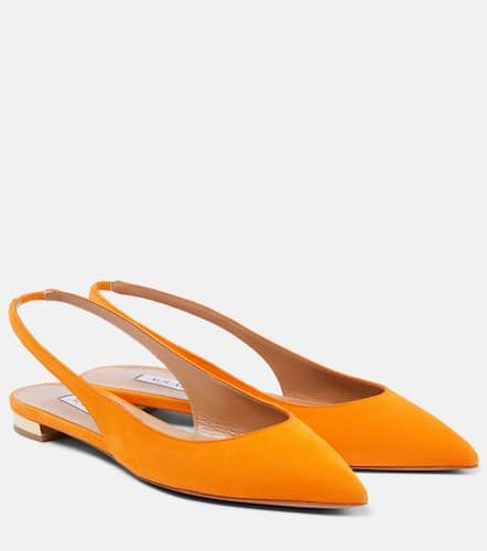 Purist suede slingback flats - Aquazzura - Modalova