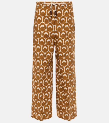 Bray printed cotton poplin wide-leg pants - 'S Max Mara - Modalova