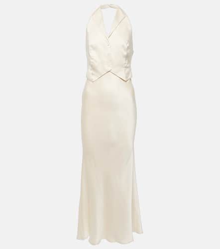 Bridal Estella open-back silk midi dress - Rixo - Modalova
