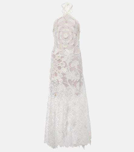 Crochet guipure lace gown - Oscar de la Renta - Modalova