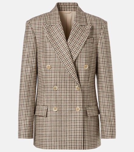 Checked virgin wool blazer - Brunello Cucinelli - Modalova