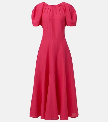 Vestido largo con mangas abullonadas - Tory Burch - Modalova