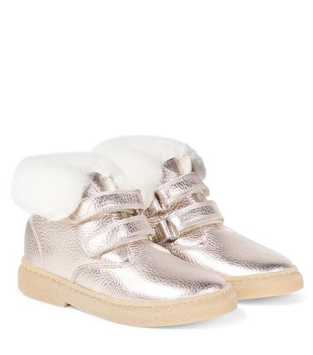 Botines Trix Easy de piel metalizada - Pom d'Api - Modalova