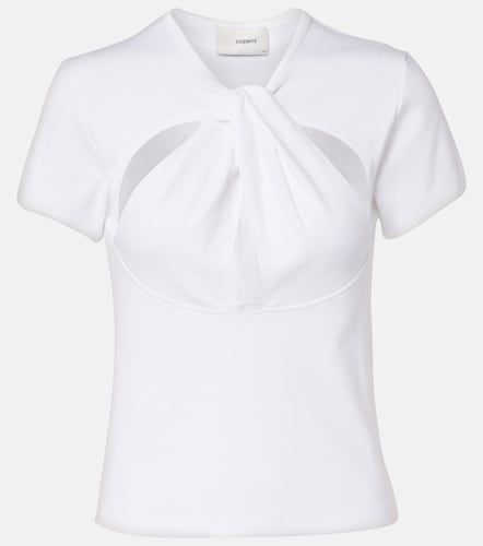 Camiseta de algodón con aberturas - Coperni - Modalova