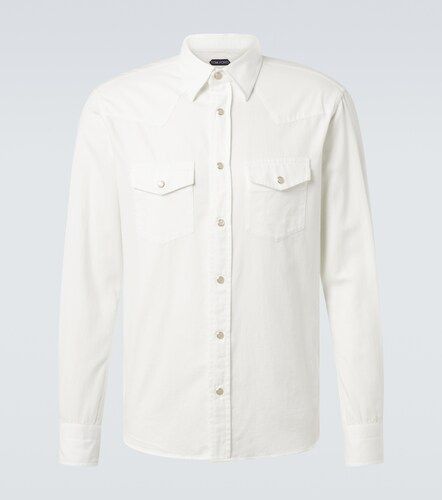 Camisa de popelín de algodón - Tom Ford - Modalova