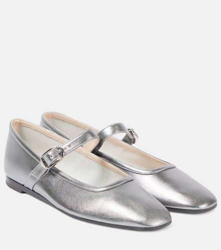 Le Monde Béryl Mary-Jane-Ballerinas aus Metallic-Leder - Le Monde Beryl - Modalova