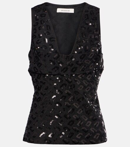 Jacques Wei Top con pizzo - Jacques Wei - Modalova