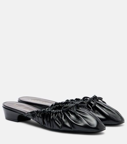 Gather Around ruched leather mules - Herbert Levine - Modalova