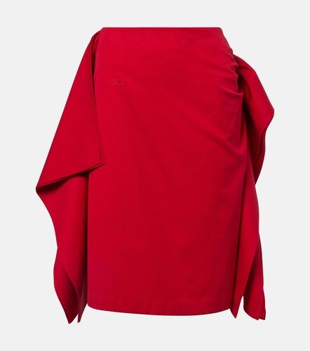 Cotton and silk gabardine miniskirt - Loewe - Modalova