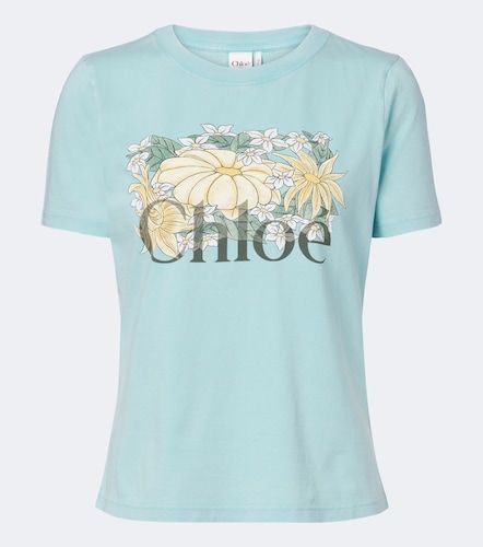 Chloé Camiseta de jersey de algodón estampada - Chloe - Modalova
