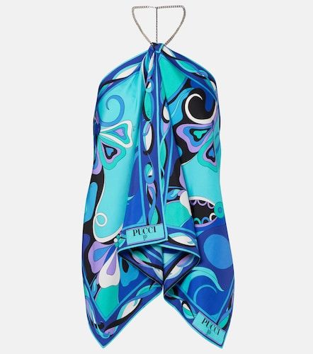 Pucci Top Orchidee in twill di seta - Pucci - Modalova