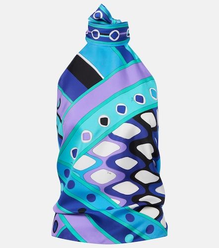 Top Vivara in seta con scollo all'americana - Pucci - Modalova