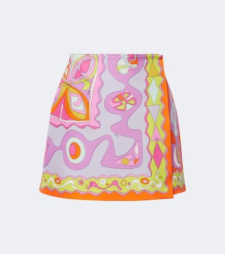 Pucci Angoli twill wrap skirt - Pucci - Modalova