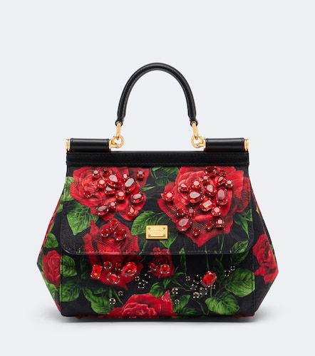 Borsa Sicily Small con stampa - Dolce&Gabbana - Modalova