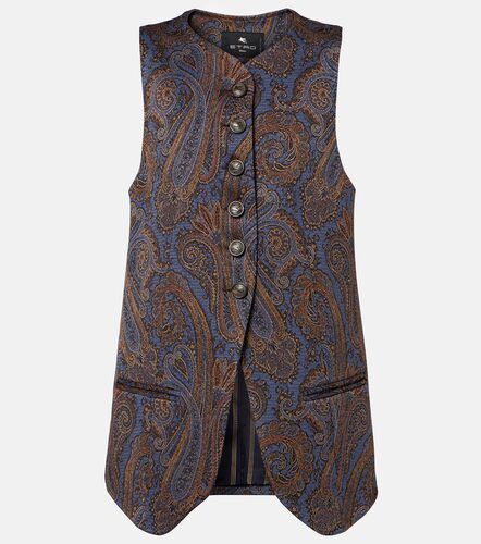 Chaleco de jacquard con paisley - Etro - Modalova