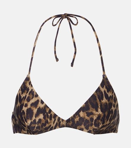 Top de bikini con estampado de leopardp - Nili Lotan - Modalova