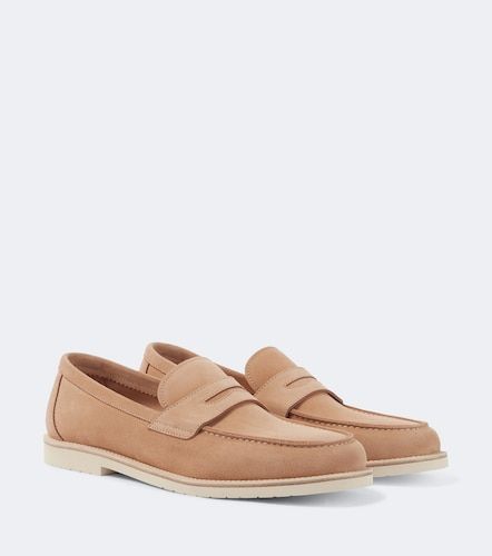 Mocassini in suede - Brunello Cucinelli - Modalova