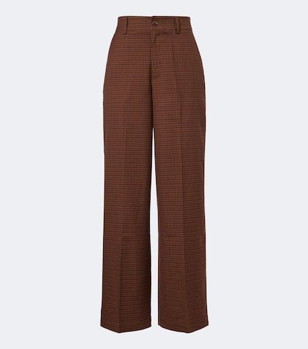 Pantalones anchos de sarga a cuadros - Varley - Modalova