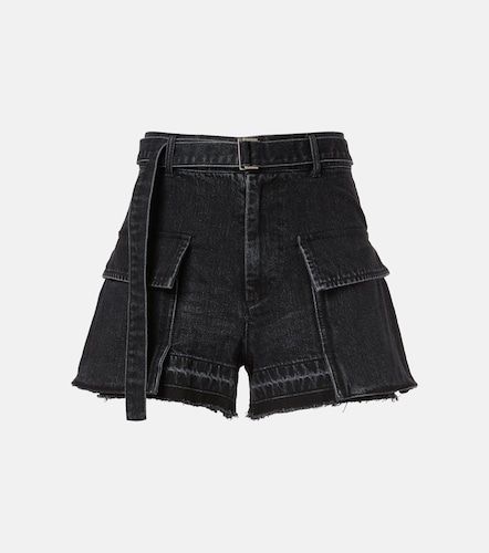 Sacai Belted denim shorts - Sacai - Modalova