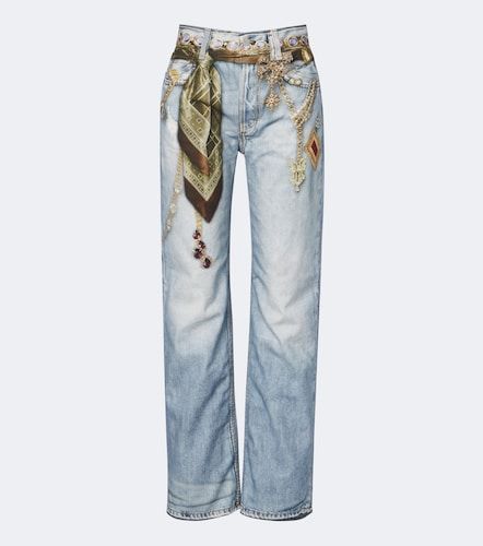 Bedruckte Wide-Leg Jeans - Acne Studios - Modalova