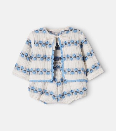 Bebé - Set de cárdigan y braga Scilla en mezcla de algodón - Bebe Organic - Modalova