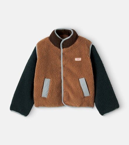 Chaqueta de teddy colorblock - Tinycottons - Modalova