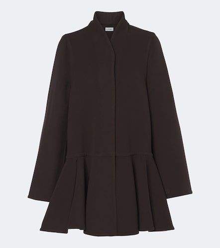Loewe Peplum wool and cashmere coat - Loewe - Modalova