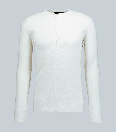 Camiseta con botones de algodón - RRL - Modalova