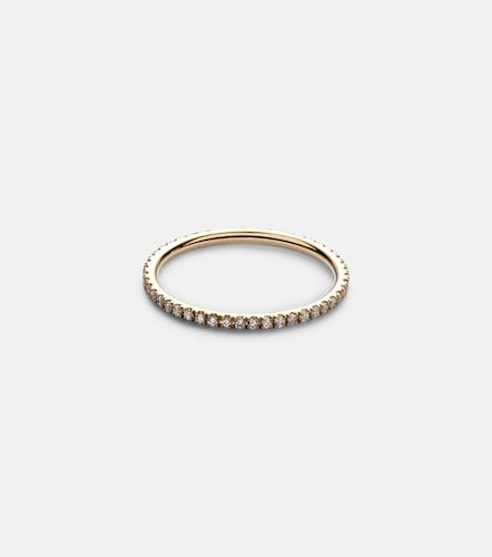 Anillo Thread Band de oro de 18 ct con diamantes - Ileana Makri - Modalova