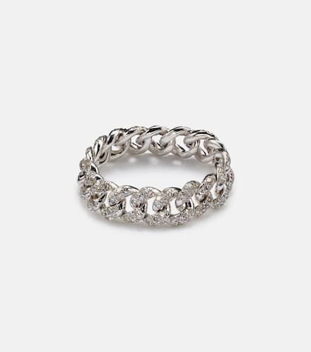 Kt white gold pavÃ© ring with diamonds - Shay Jewelry - Modalova