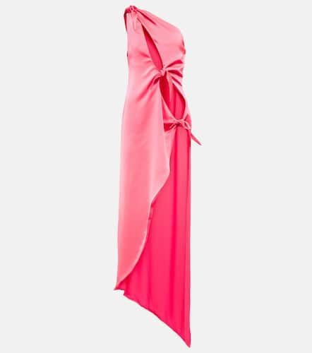 The Attico Cutout satin maxi dress - The Attico - Modalova