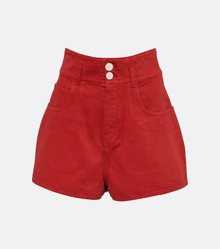 AlaÃ¯a High-rise cotton shorts - Alaia - Modalova