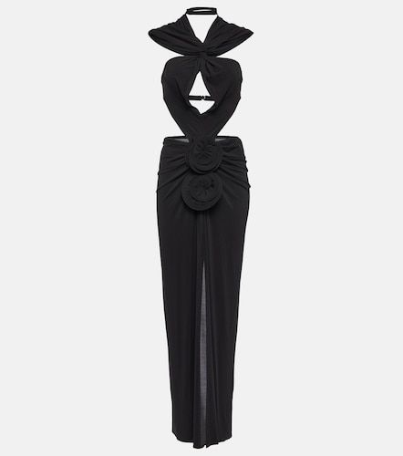 Abito midi con cappuccio e cut-out - Magda Butrym - Modalova