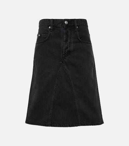 Fiali denim midi skirt - Marant Etoile - Modalova