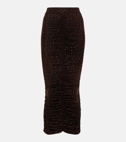 Haisley embellished jersey midi skirt - Alex Perry - Modalova