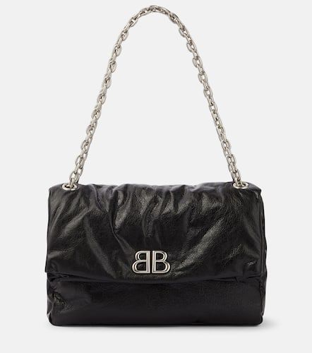 Monaco Medium leather shoulder bag - Balenciaga - Modalova