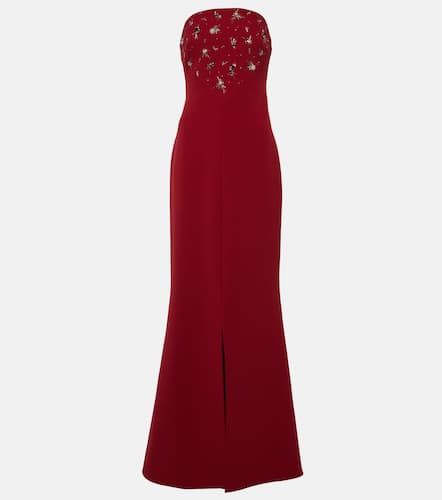 Makkari embellished strapless crÃªpe gown - Safiyaa - Modalova