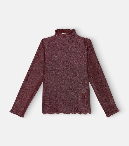 Top de cuello alto con purpurina - Bobo Choses - Modalova